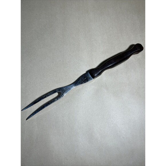Cutco No.1027 Carving Fork w/Brown Handle‎ Made In USA - Picture 4 of 6